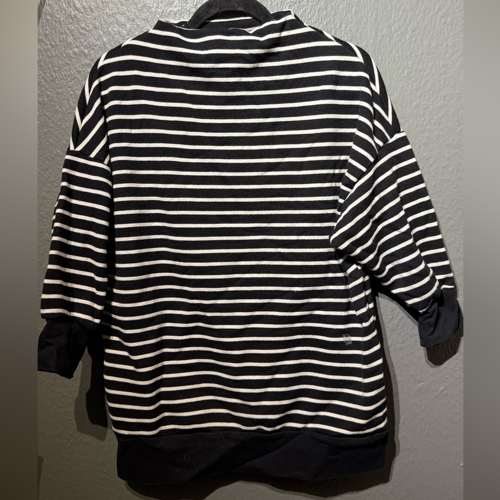 Black and White Striped Sweater